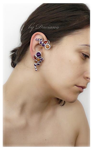Maryanne Jones Augment Antecedent Cercei pentru persoane fara gauri in urechi | Wired Stones